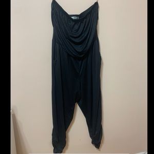 Strapless Black Jumpsuit